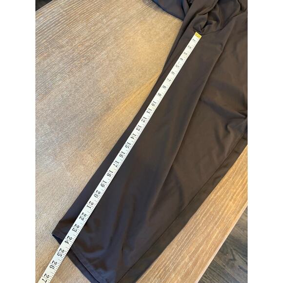 ATHLETA Brown Cropped Jogger Athleisure Workout Pant Women size 18 - Picture 6 of 7